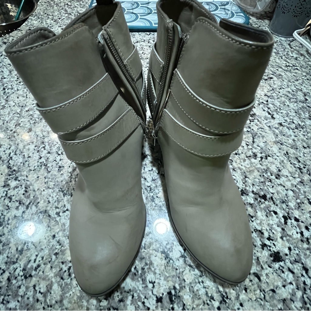 Gray Booties From Express